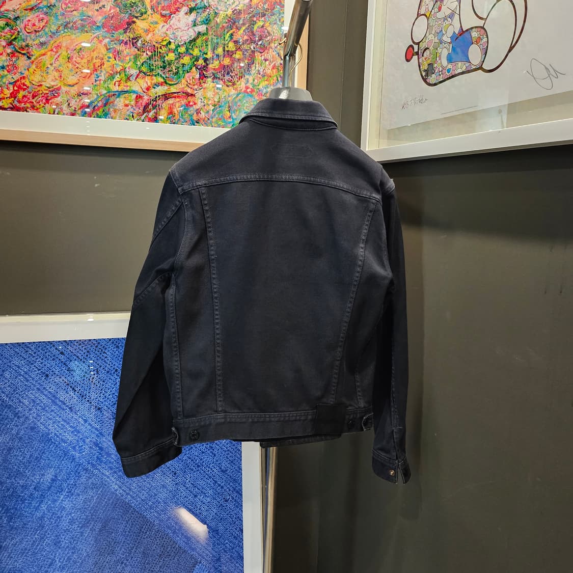 톰포드 가죽 패치로고 블랙 컬러 데님 셋업 상품이미지3