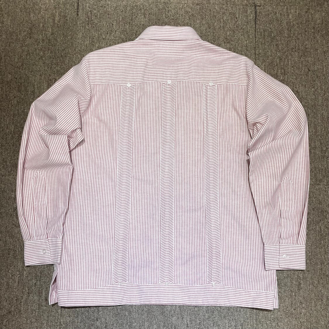 (M) Renato 빈티지 스트라이프 쿠바 셔츠 상품이미지2