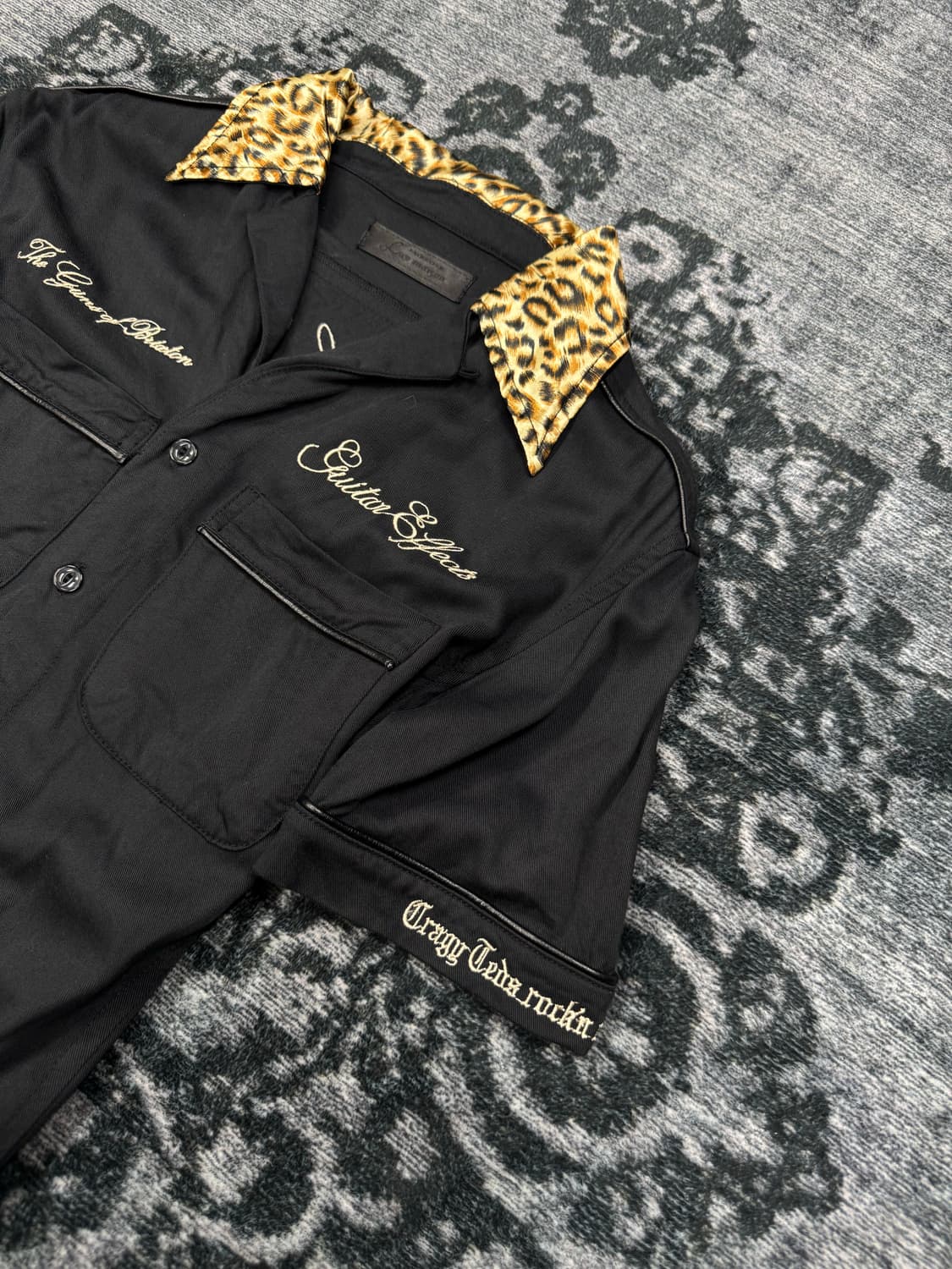 Luv maison black guild leopard half shir 상품이미지3