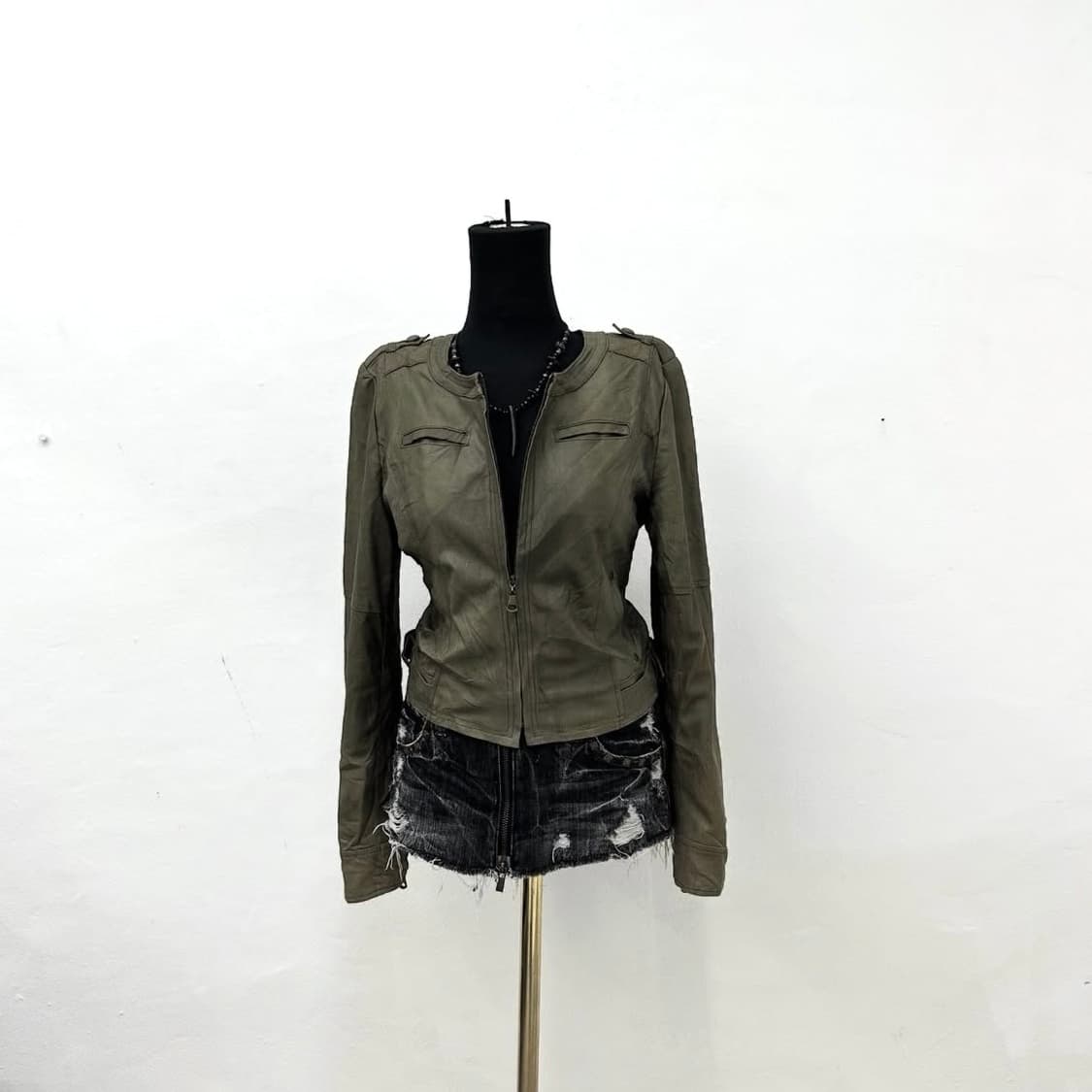 Khaki coating urban jacket 상품이미지2
