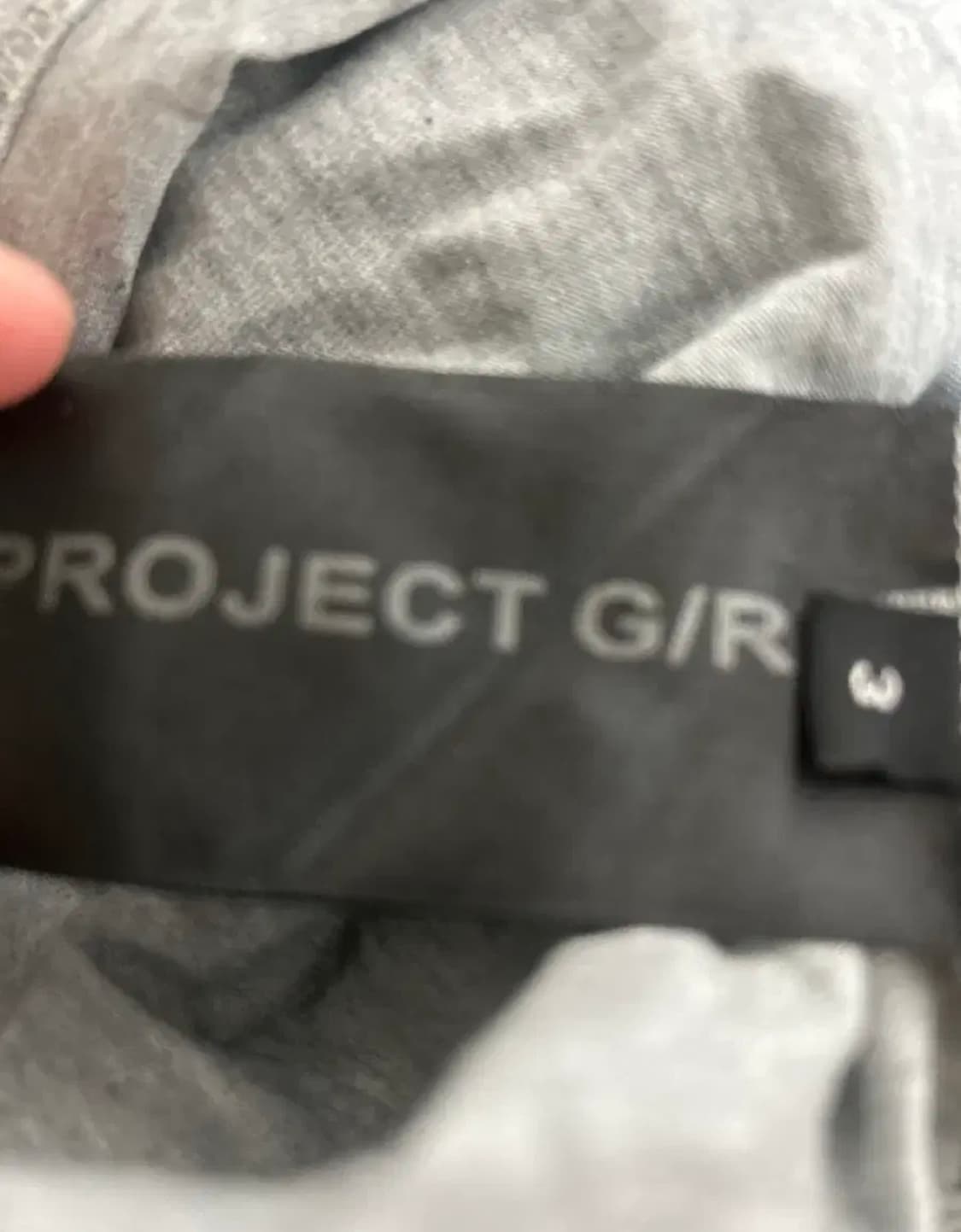 Project GR 레이어드 셔츠 블랙 상품이미지3