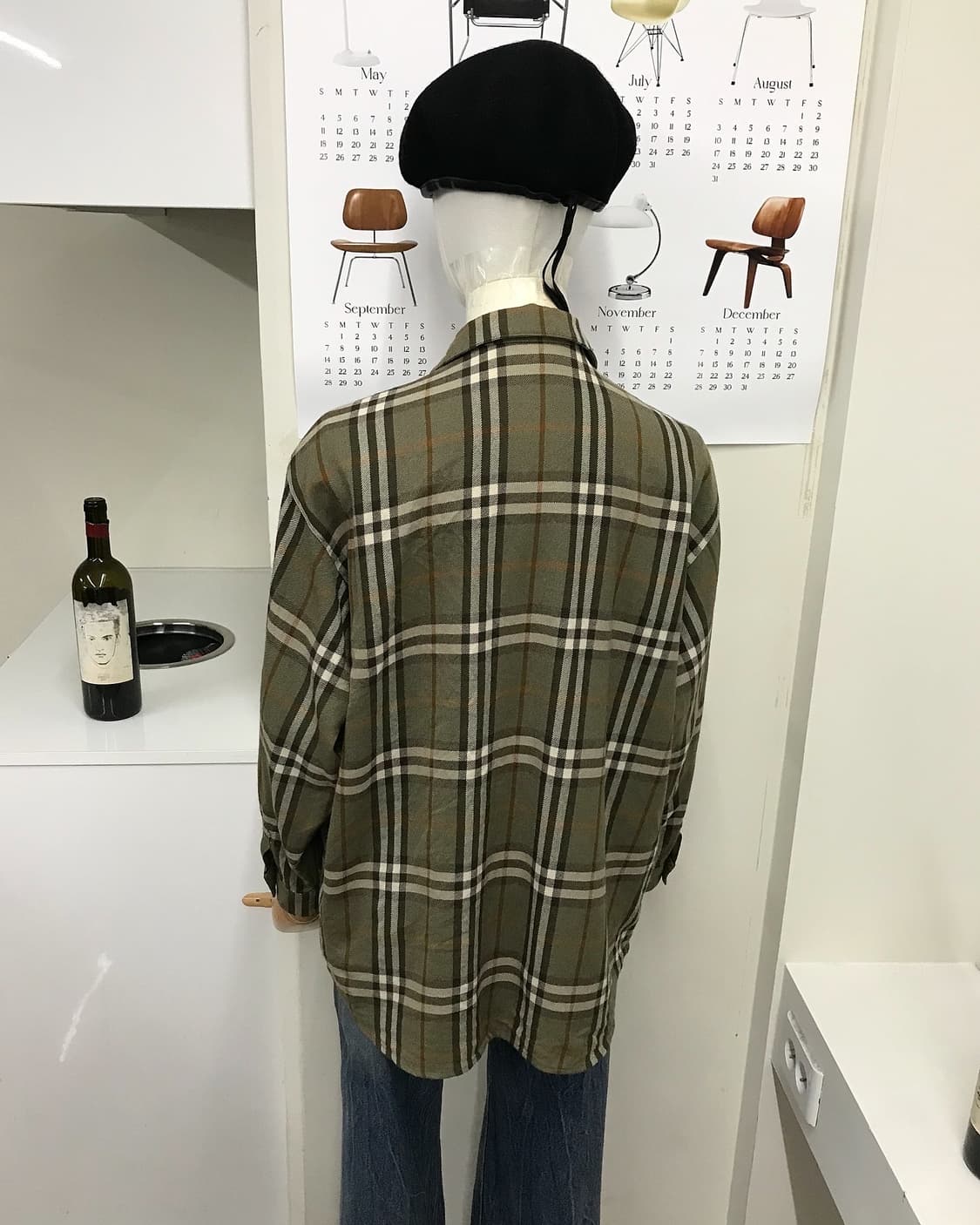 버버리 체크 울 셔츠 상품이미지8