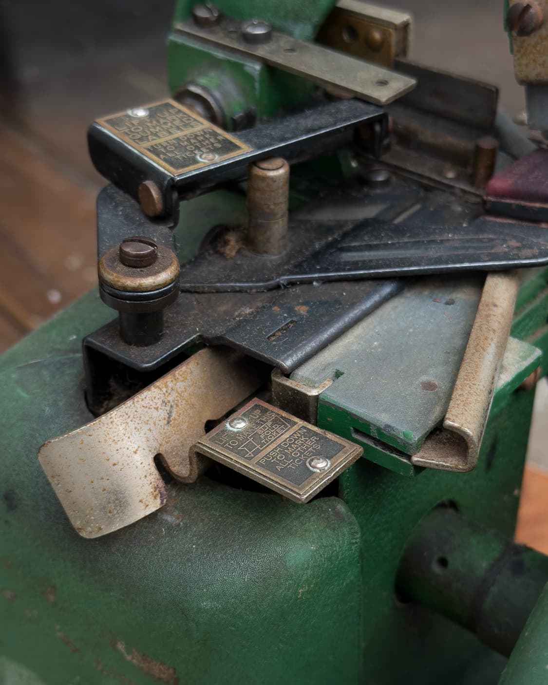 빈티지 소품 1940년 Monarch 티켓 머신 상품이미지9