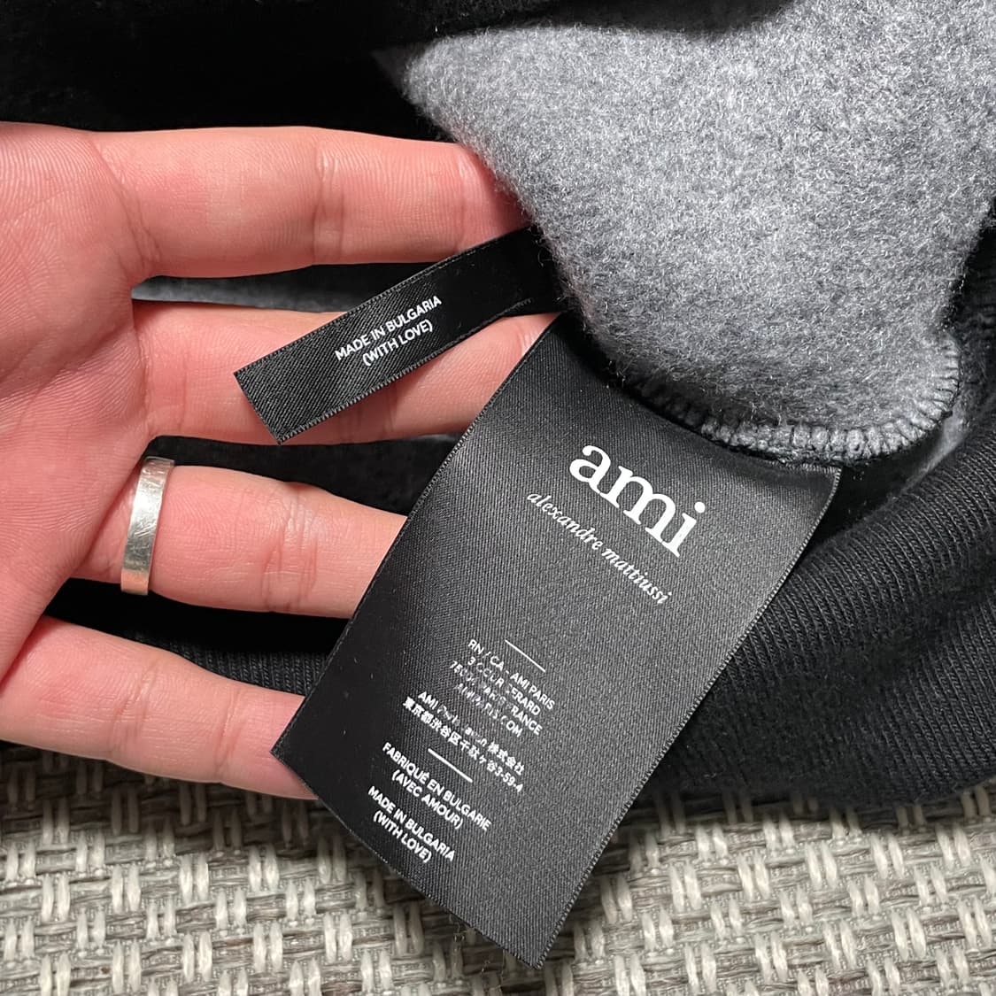 아미 빅로고 맨투맨 상품이미지5