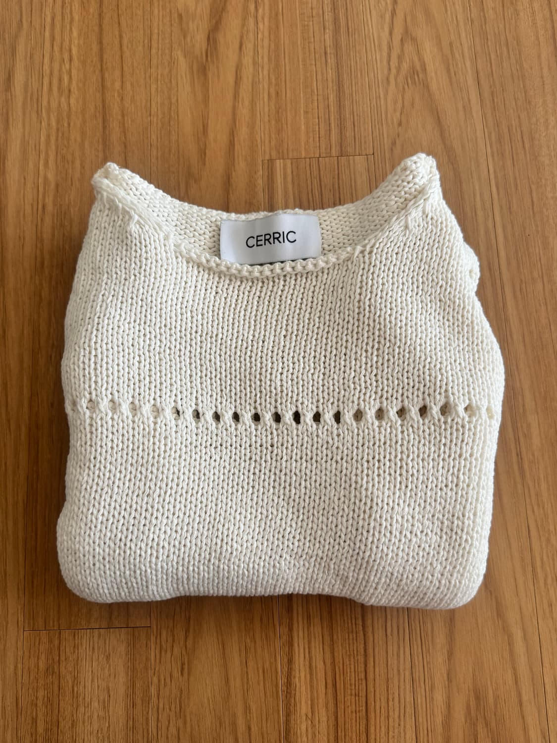 cerric round scotch knit / ivory 상품이미지4