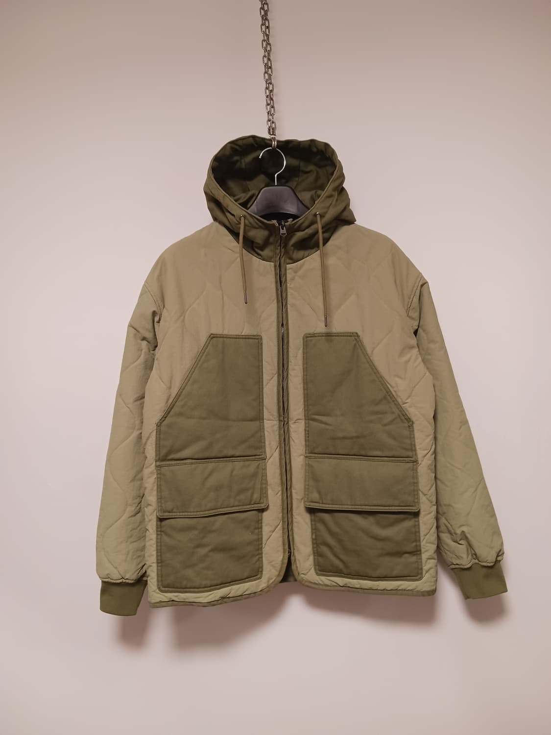 Zara Mixed Material Puff Utility Jacket  상품이미지1