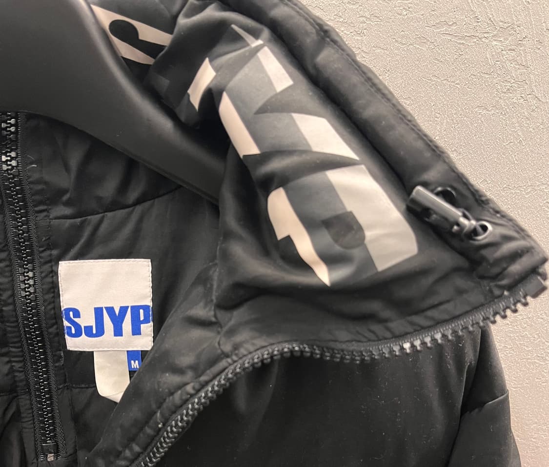 SJYP 구스다운 패딩 M 블랙 상품이미지2