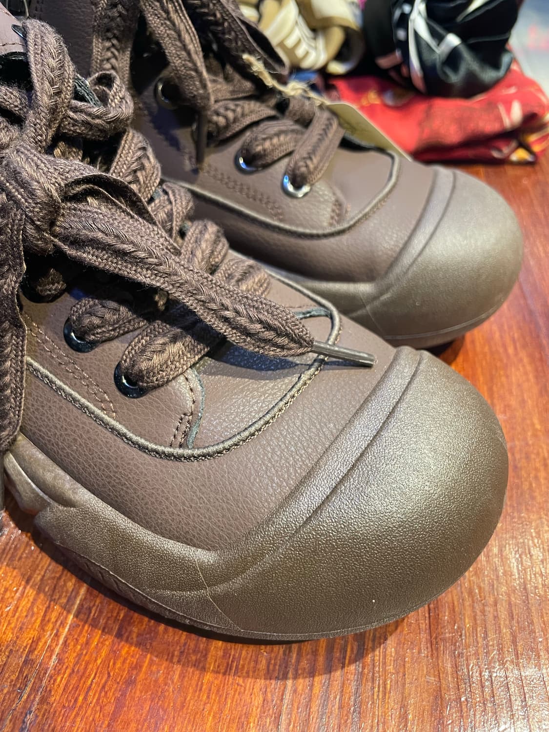 통굽 가죽 부츠/워커 상품이미지3