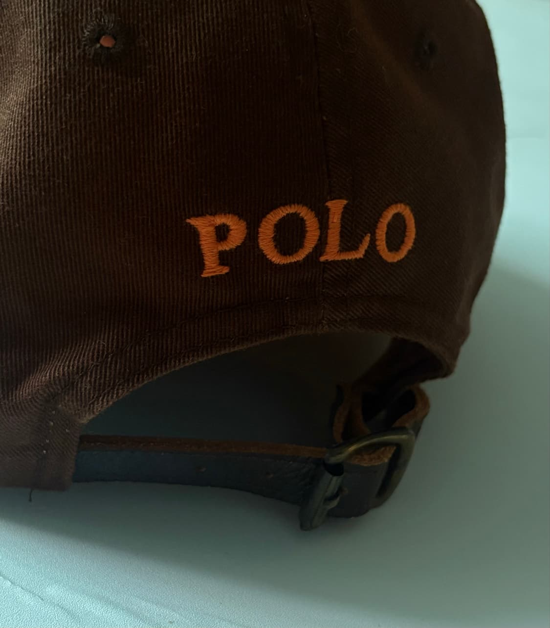 Polo 폴로랄프로렌 초코 x 브라운 코튼 치노 볼캡 상품이미지4