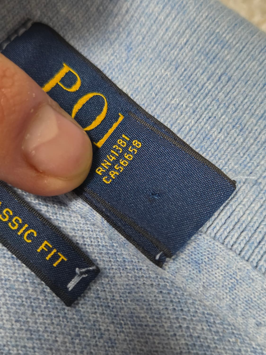 [폴로 랄프로렌] 클래식 핏 코튼 메쉬 카라 반팔 티셔츠 | S00066 상품이미지4