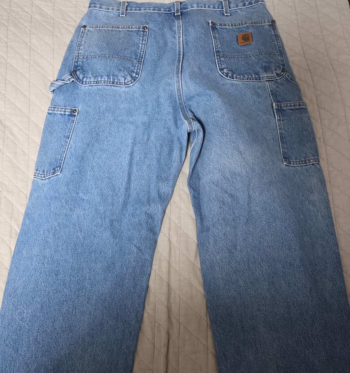 [38X32] 빈티지 칼하트 더블니 B73 DST 데님팬츠 굿 B-21 상품이미지4