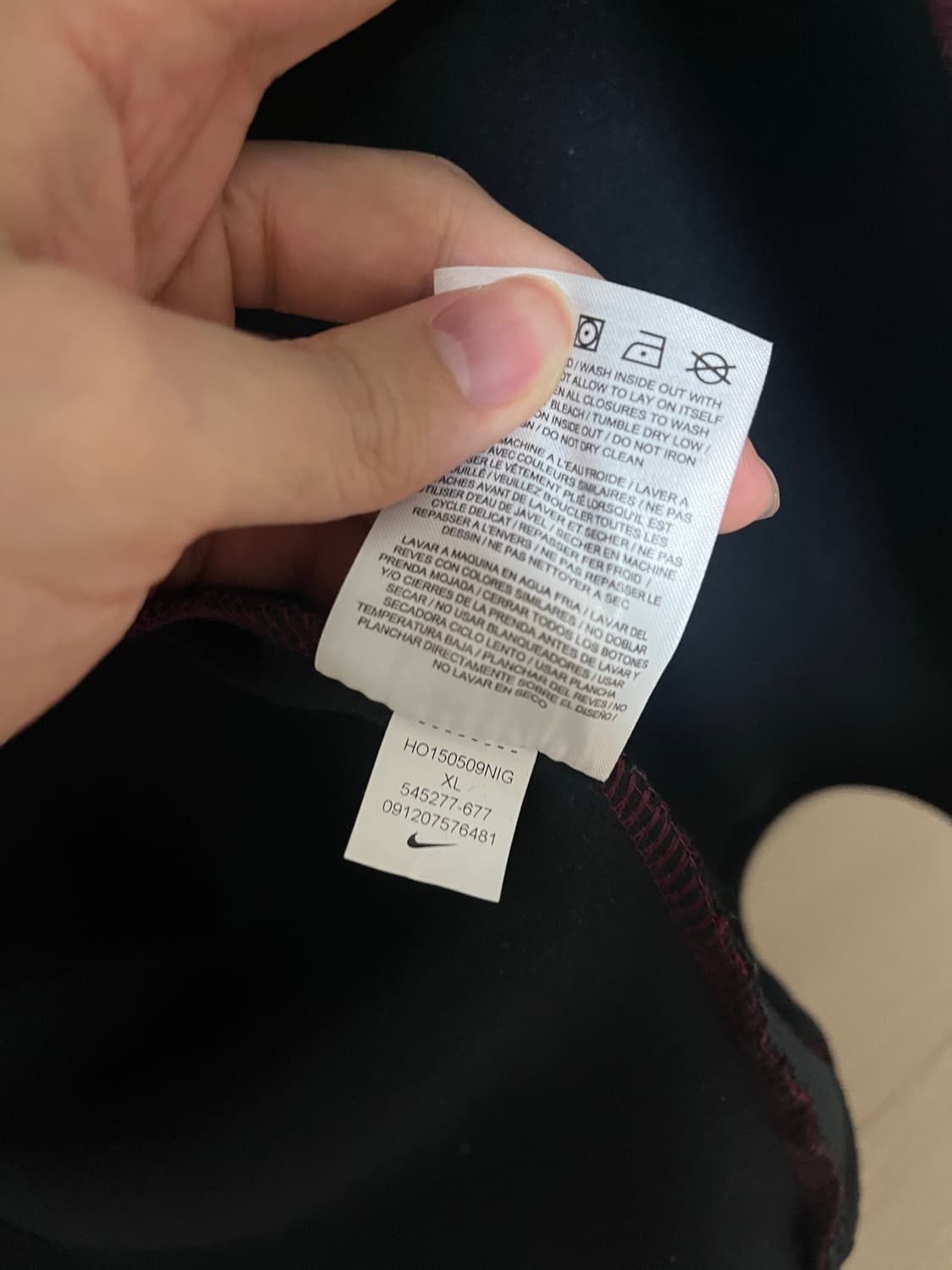 나이키 테크플리스 마룬 레드 xl 상품이미지4