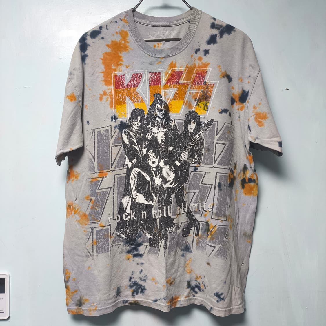 [XL] Liquid Blue KISS Band tee 상품이미지2