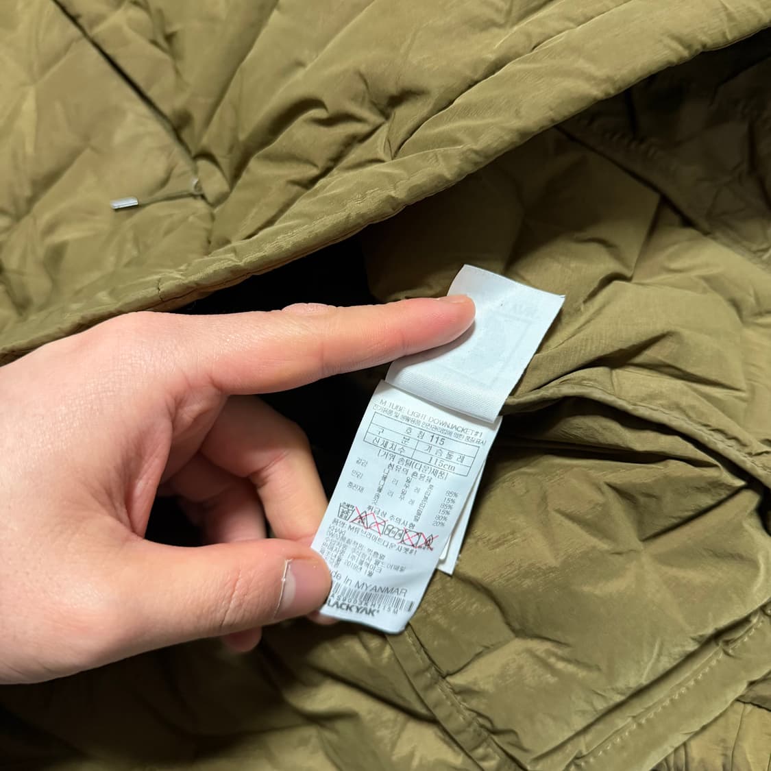 블랙야크 경량패딩 자켓 상품이미지5