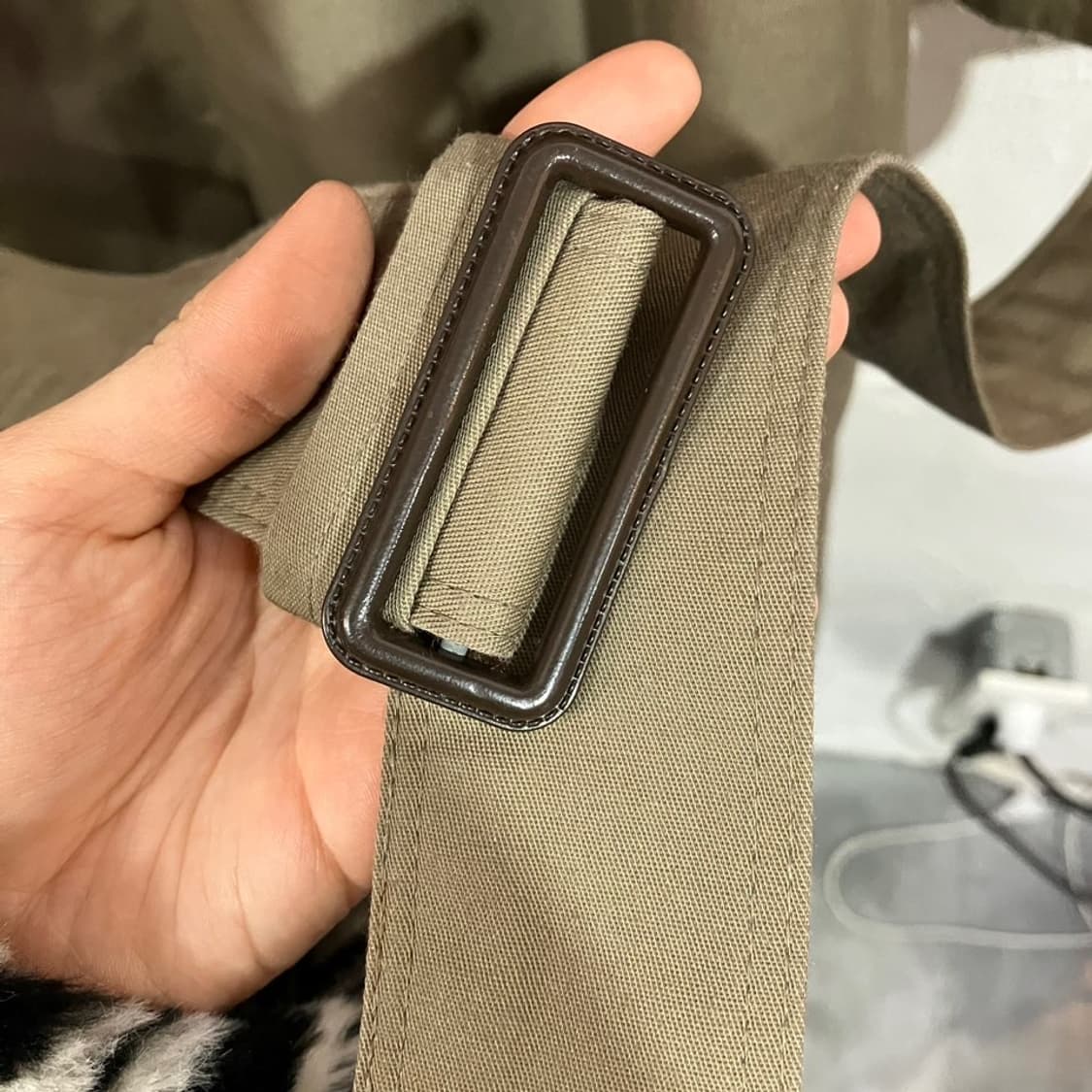 크리스찬 디올 아카이브 벨티드 맥코트 상품이미지6