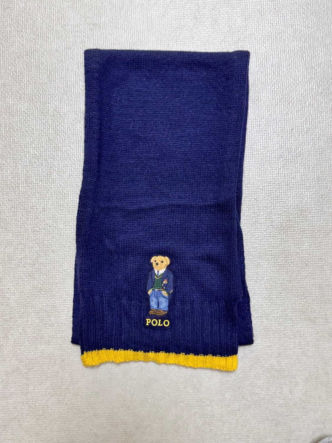 폴로 랄프로렌 네이비 머플러 상품이미지2