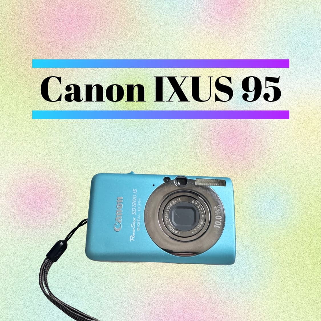 예약중/아쿠아블루🩵) 캐논 익서스 95 IS 슈이디카 엔믹스 지우 디카 상품이미지1