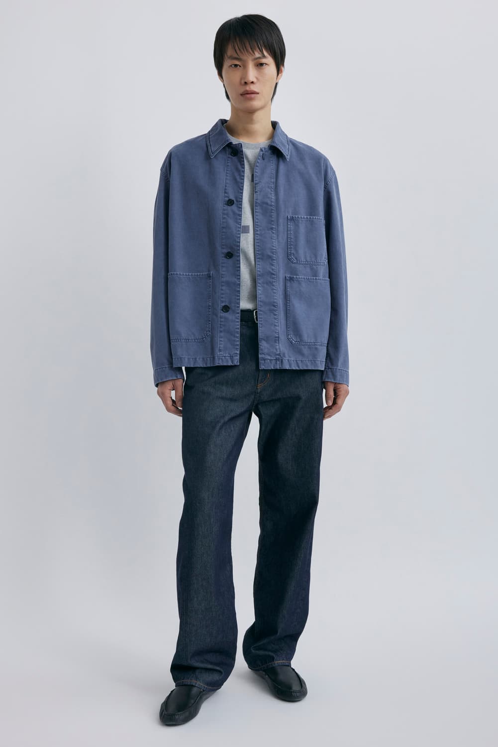 [4사이즈] 포터리 / 26SS 브러쉬드 코튼 워크자켓 / 프렌치블루 상품이미지1
