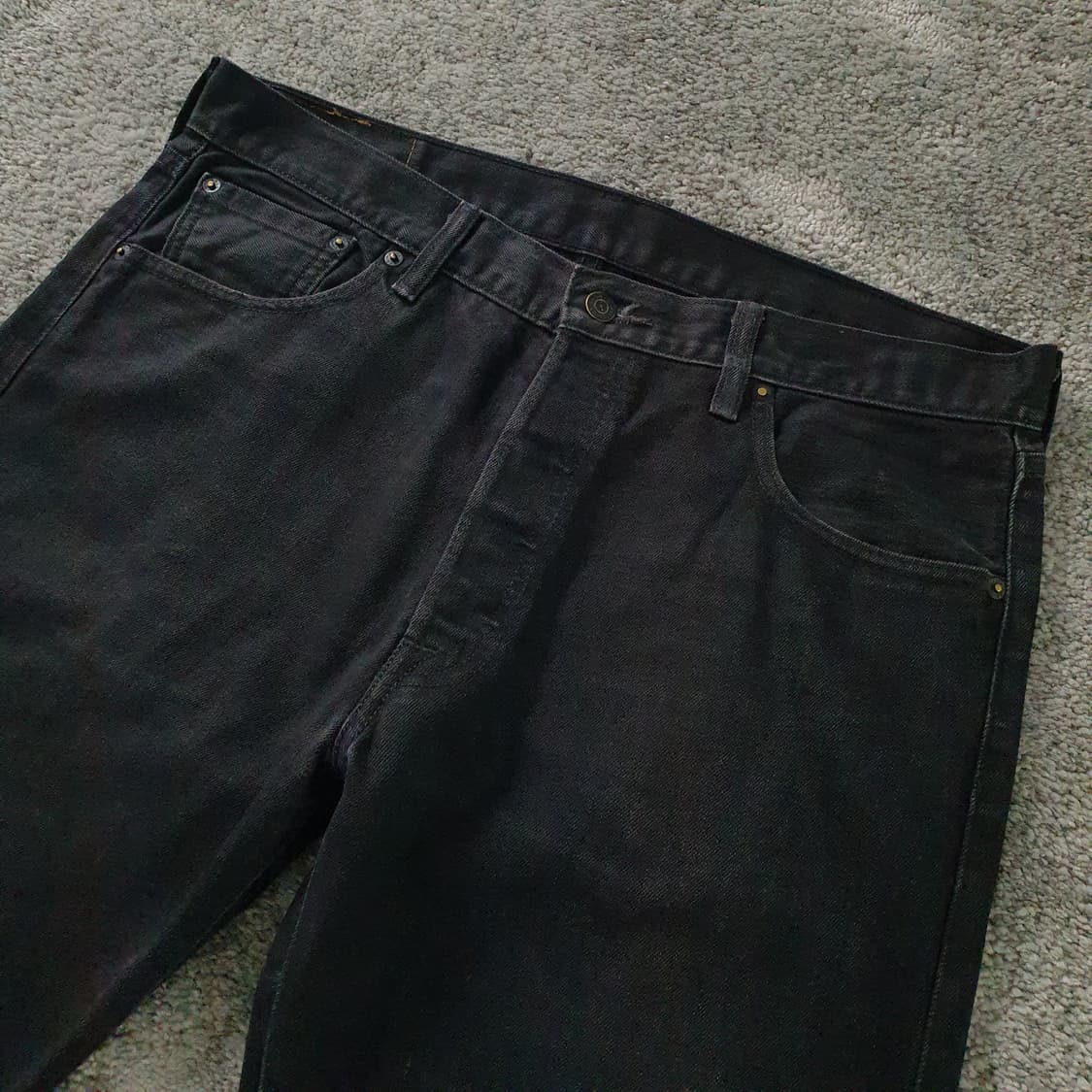 LEVI'S 501 블랙 데님 팬츠 상품이미지4