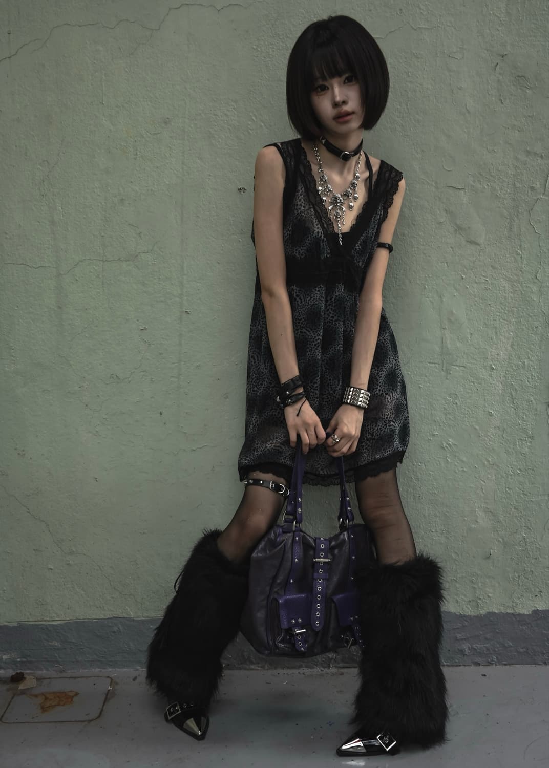 Leopard Lace Sleeveless 상품이미지3