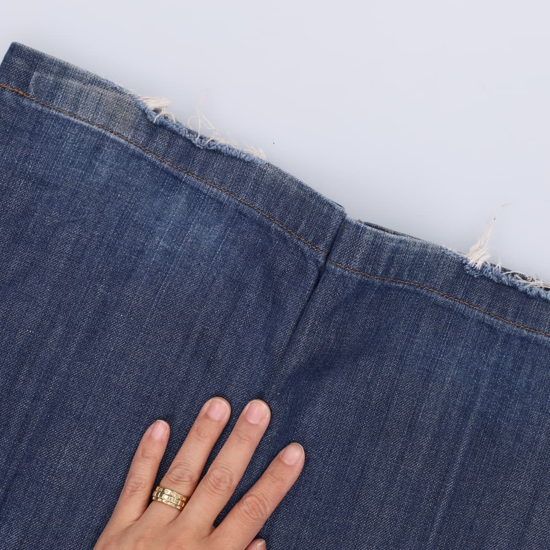 72-88 푸부 자수 데님팬츠 0415H1 상품이미지5