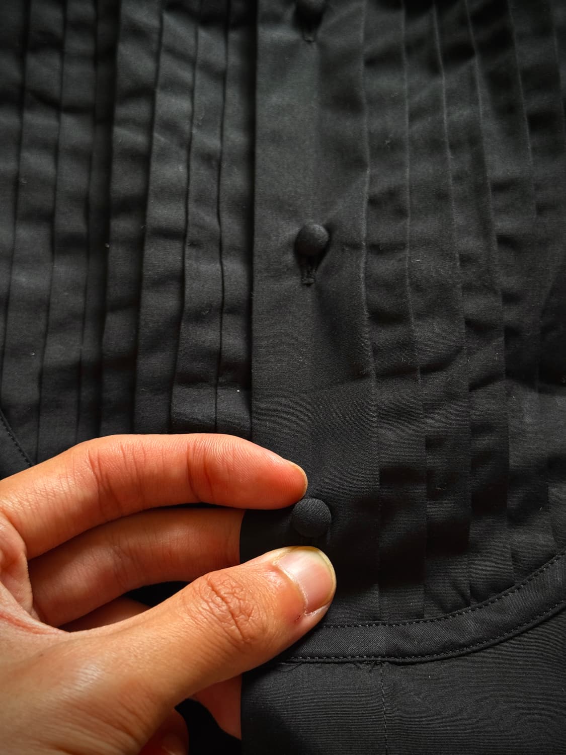 Lad Musician pleated bib shirt 상품이미지7