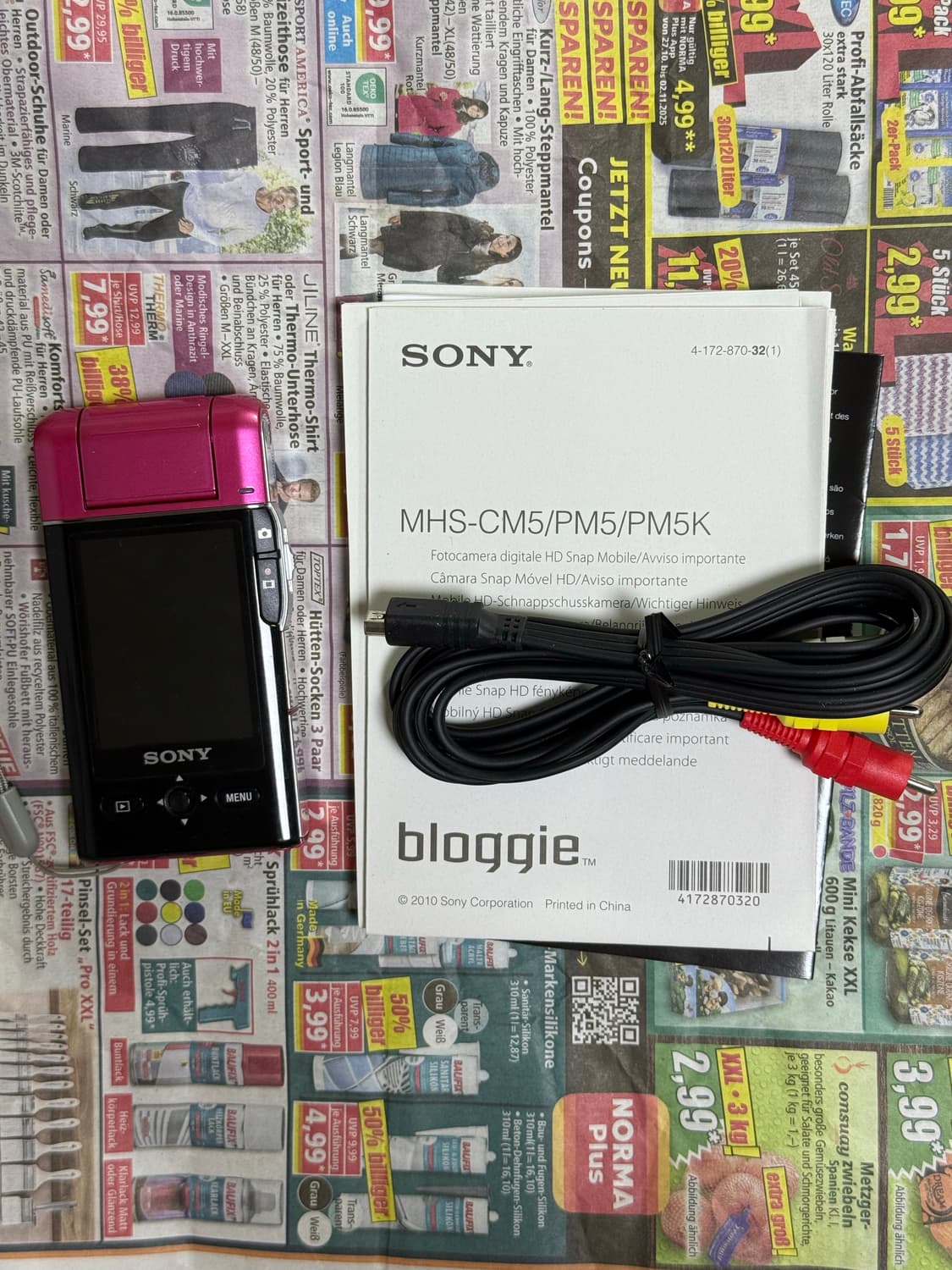 소니_Sony bloggie mhs-pm5 Pink 상품이미지2