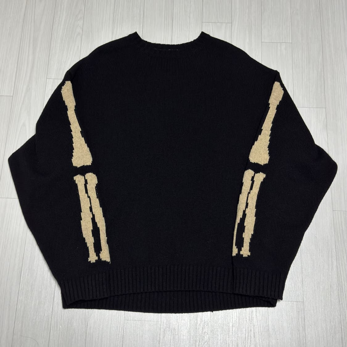 캐피탈 KAPITAL 본 크루넥 니트 5G 울 3사이즈 상품이미지3