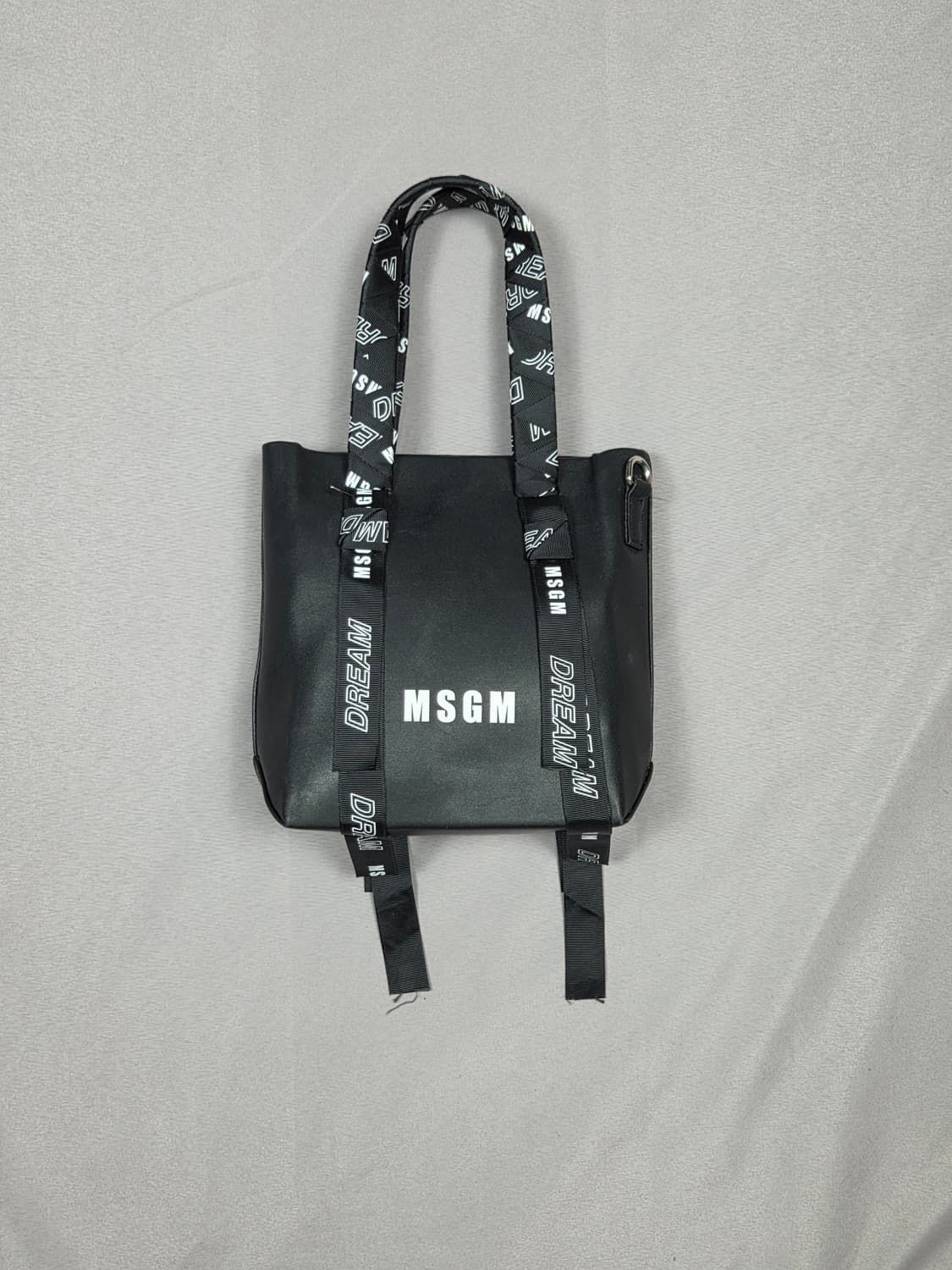 [MSGM] 드림 로고 레터링 스트랩 미니 토트백 | G00014 상품이미지1