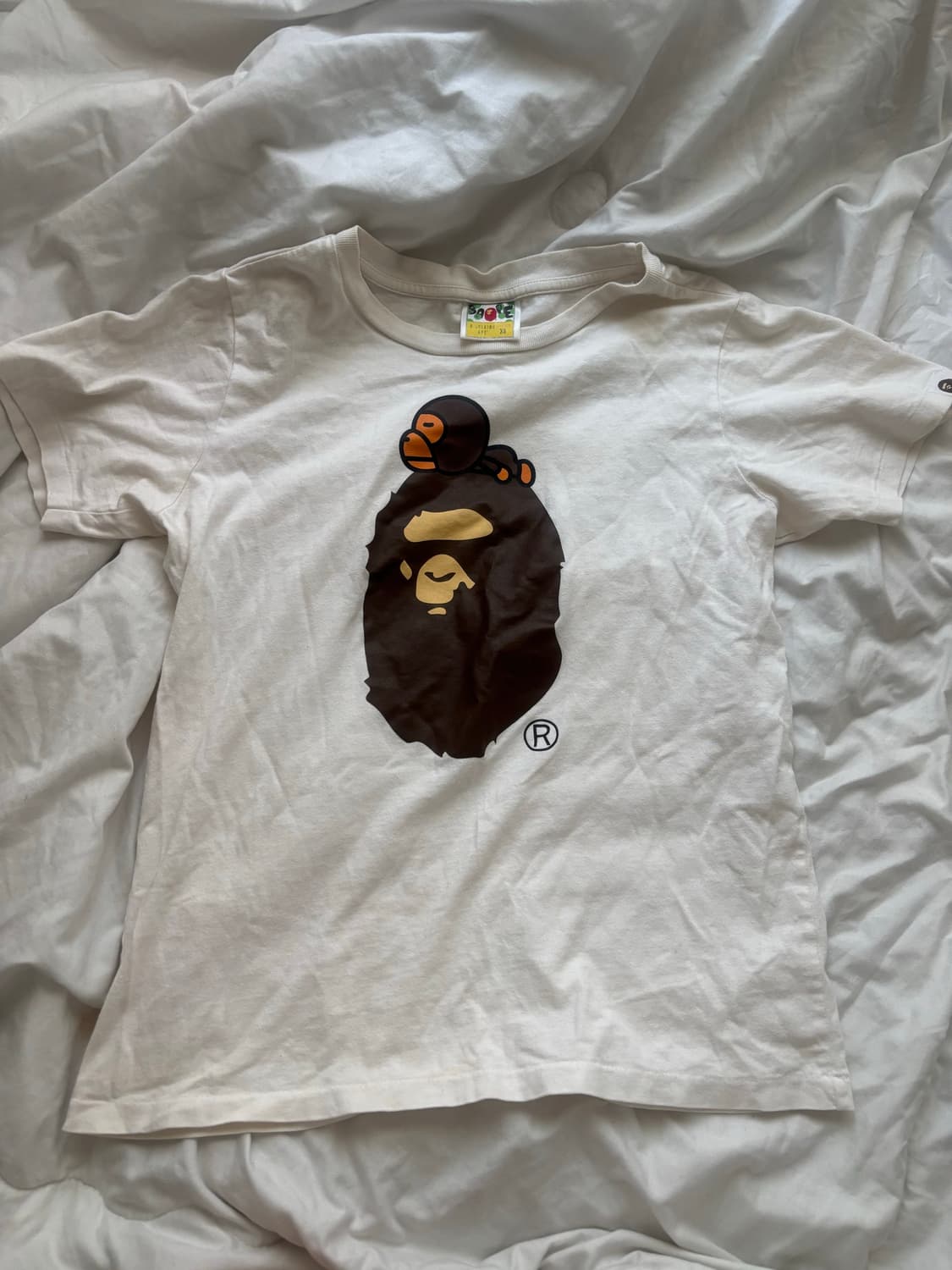 bape 베이프 사루 마일로 반팔 티셔츠 상품이미지1