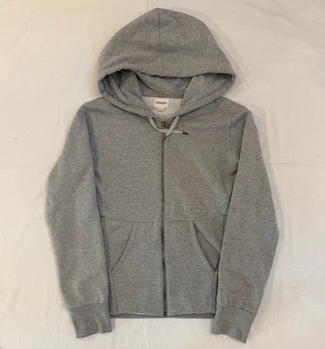 디젤 모히칸 백 프린팅 후드집업 그레이 상품이미지3