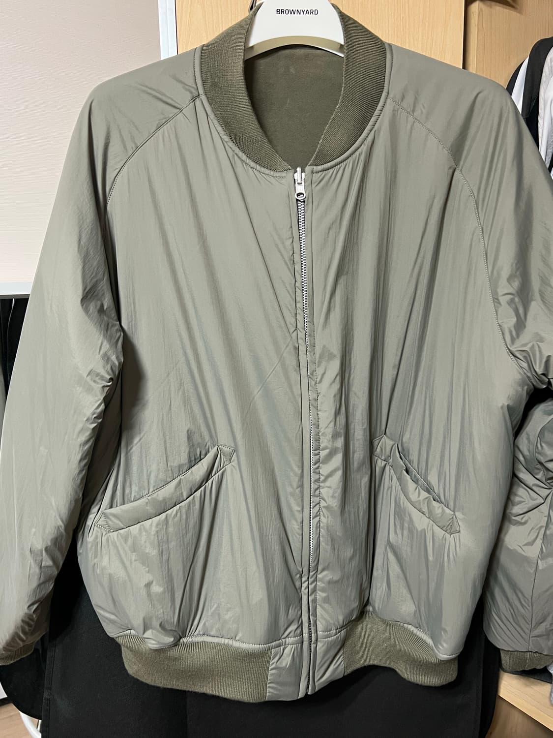 브라운야드 리버서블 몰스킨 블루종 올리브 그레이 6사이즈 상품이미지3