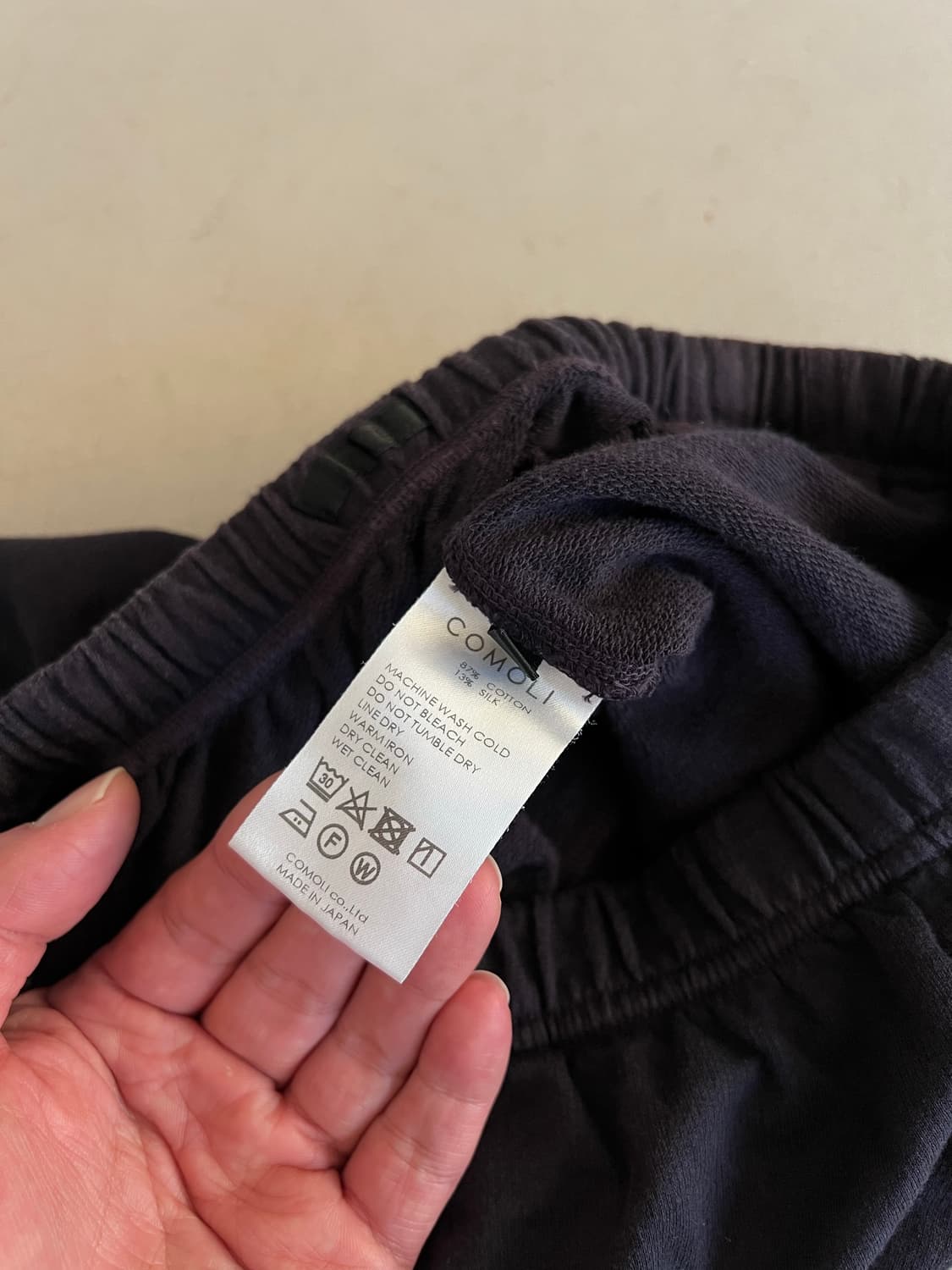 23ss comoli 코모리 코튼실크팬츠 2사이즈 상품이미지5