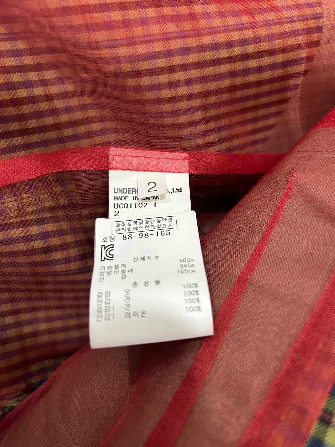 언더커버 런웨이 봄 자켓  상품이미지8