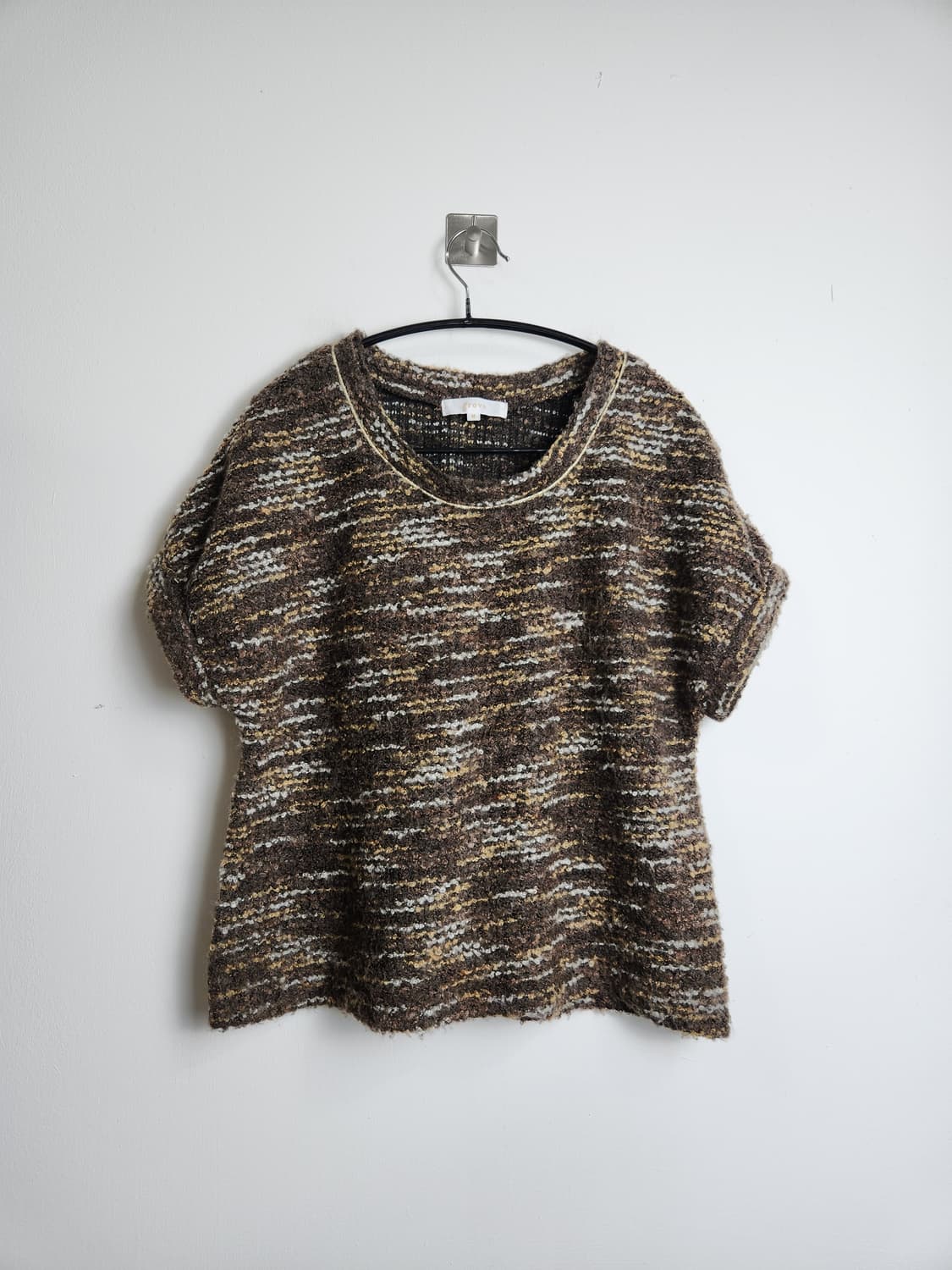 반소매 믹스 니트 상품이미지5