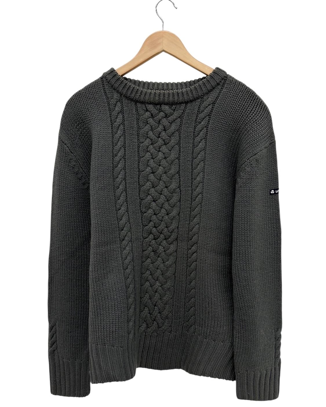 리바이스 울 도톰 니트 카키그레이 (XL) 상품이미지1