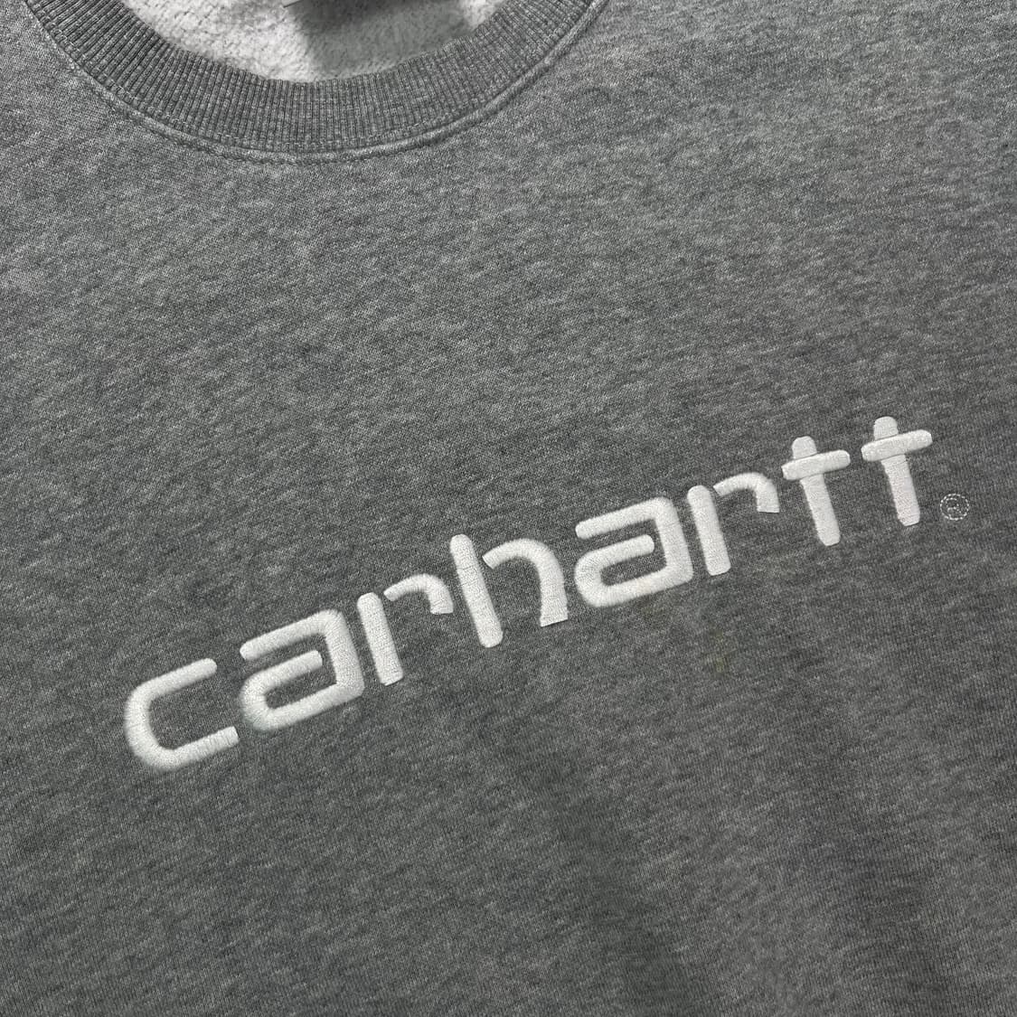 100 칼하트wip 스펠아웃 맨투맨 상품이미지2