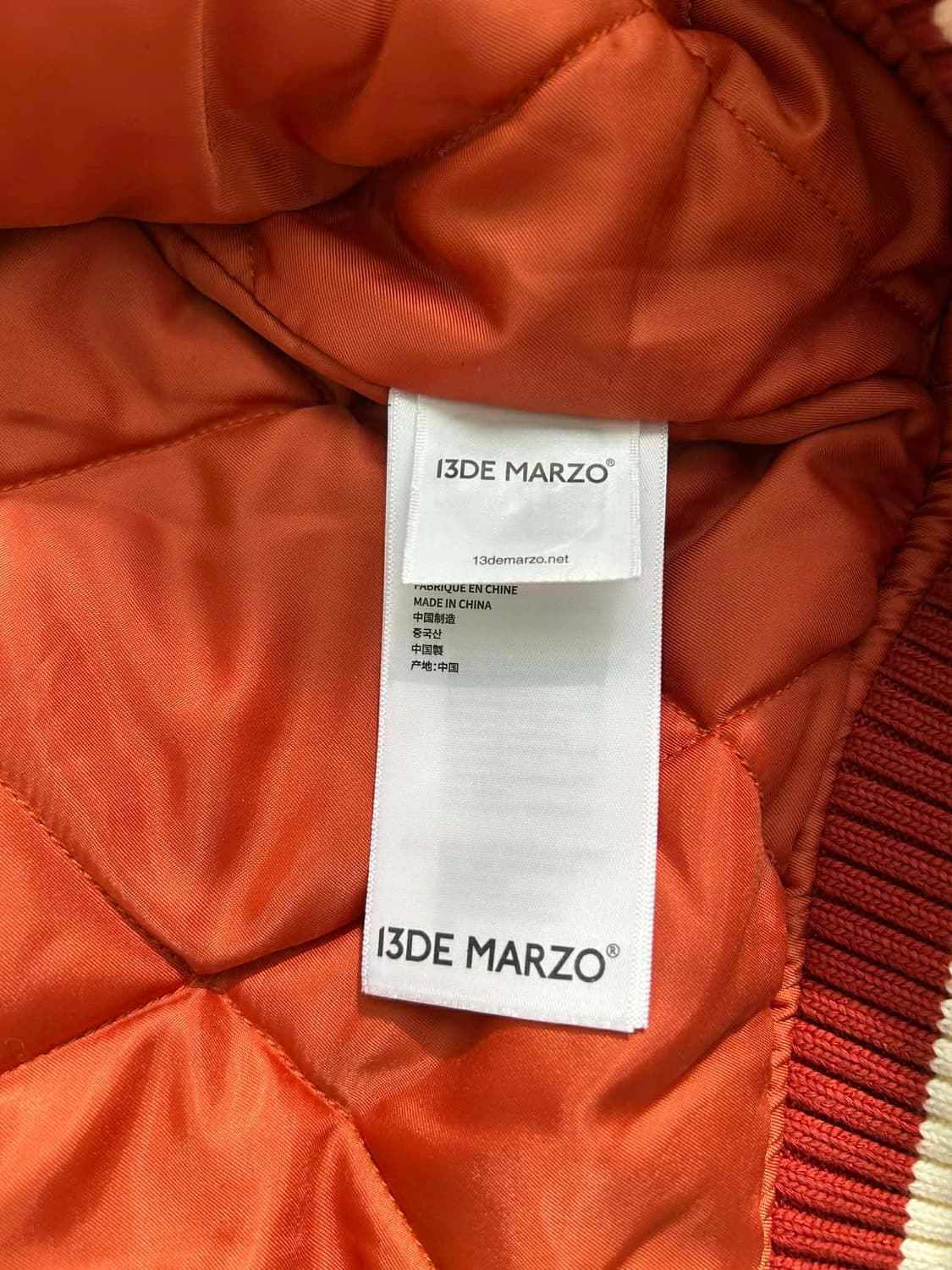 [M]13De Marzo 13드마조 레트로 인스트루먼트 바시티 자켓 상품이미지7