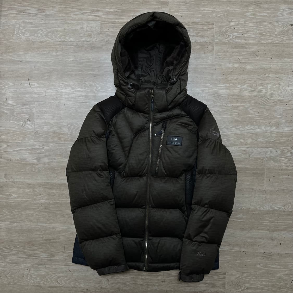 아이더 구스다운 700 페리스 후드 패딩 점퍼 [브라운] M/95 상품이미지1