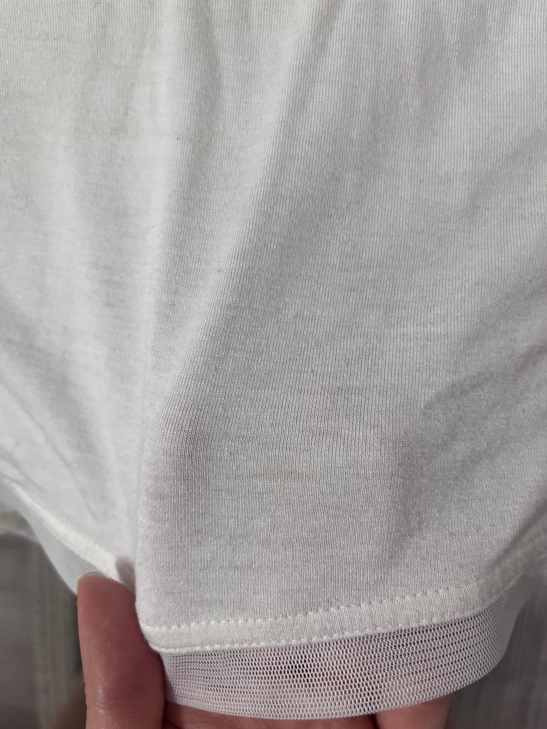 See-through shoulder t-shirts 상품이미지6