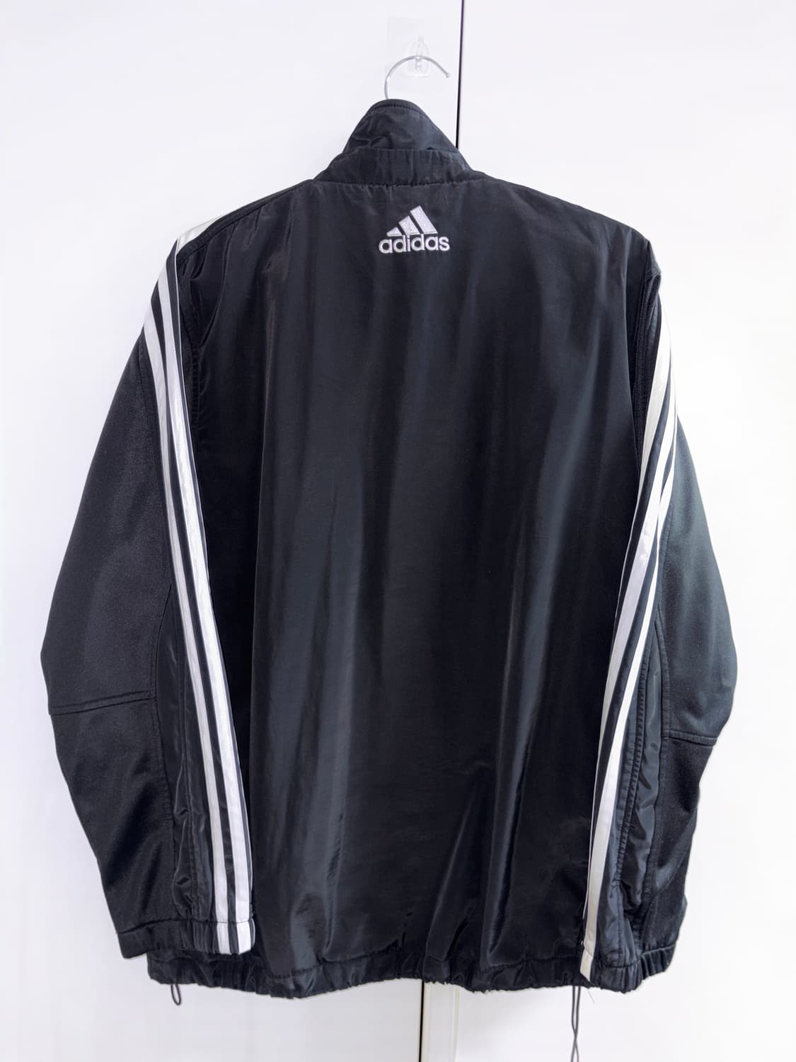 아디다스 삼선 블랙 바람막이 자켓 (기모) 상품이미지2