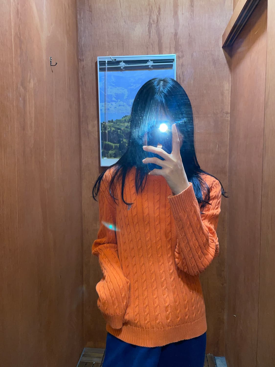 (L) 랄프 로렌 케이블 니트 상품이미지1