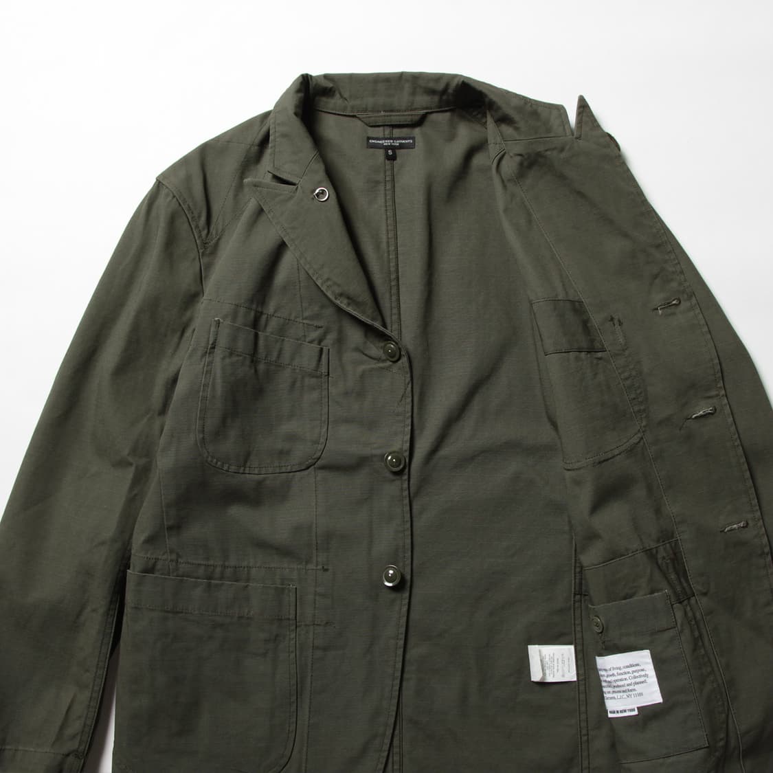 엔지니어드 가먼츠 립스탑 베드포드 자켓 올리브 상품이미지7