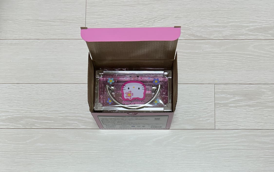헬로키티 카오하나 자물쇠 버니티 수납함 상품이미지3