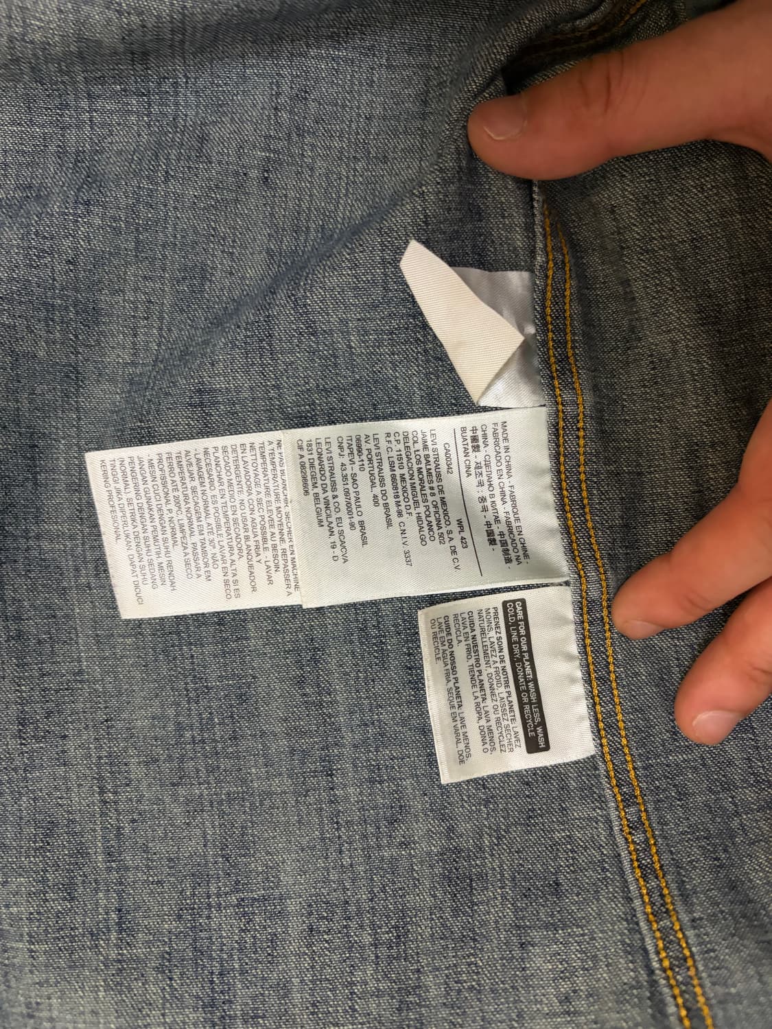 리바이스 쏘투스 웨스턴 데님 셔츠 M(95-100) 상품이미지6