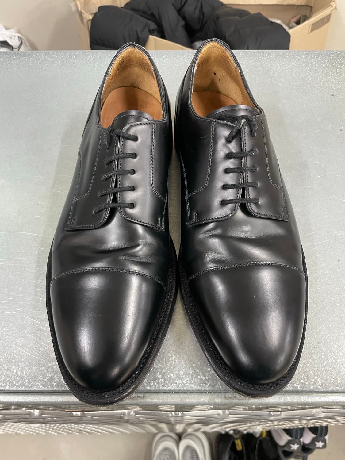 얀코 레더 로퍼 블랙 9.5 상품이미지5