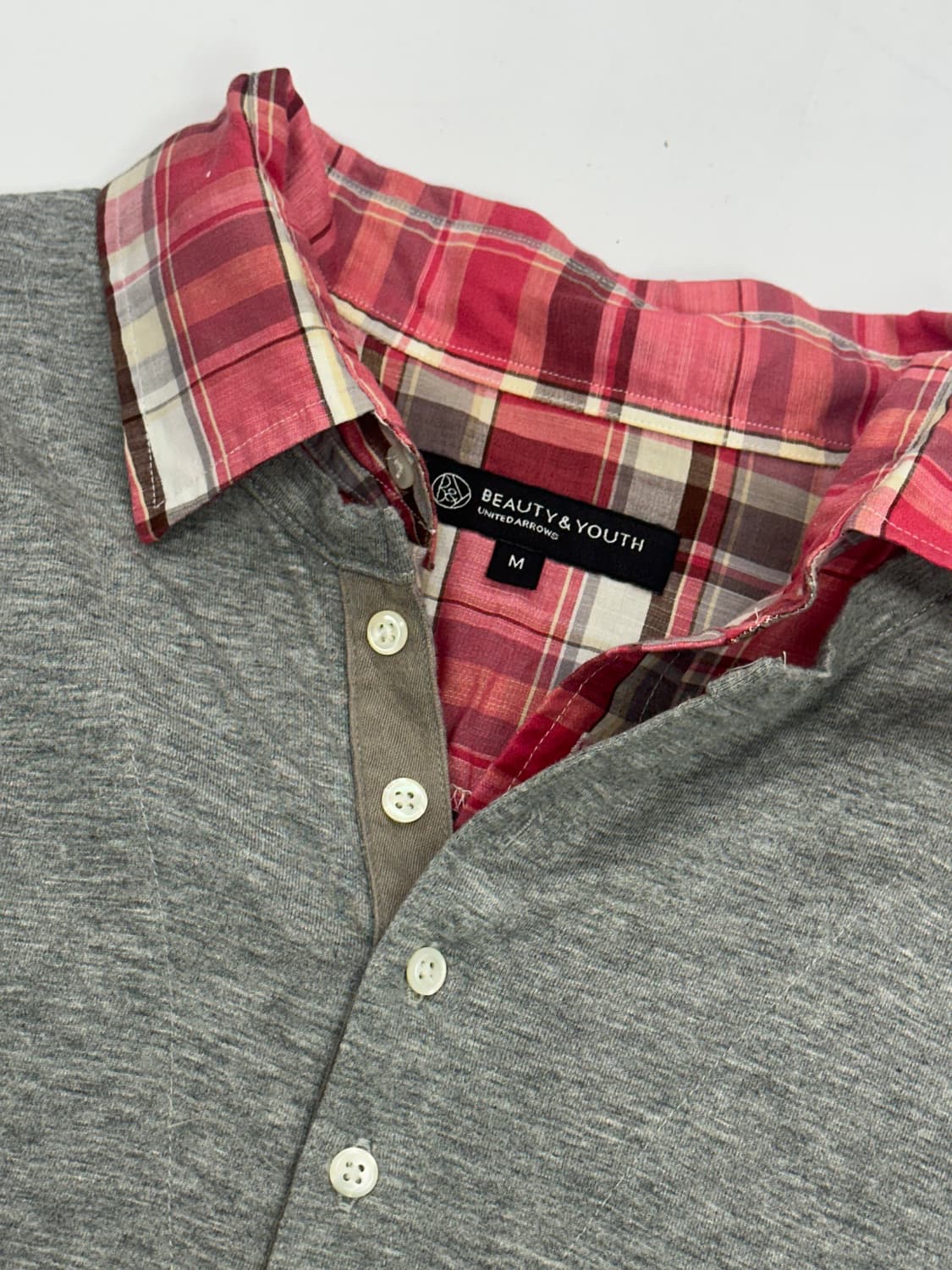 ⭐️괴짜 레이어드 반팔 티셔츠⭐️ 카라티셔츠 너드걸 베이직 일본 빈티지 상품이미지4