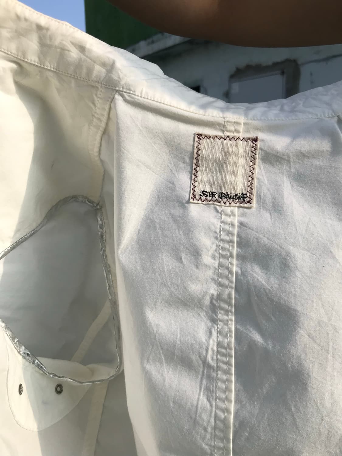 포켓 디테일 화이트 셔츠 상품이미지8