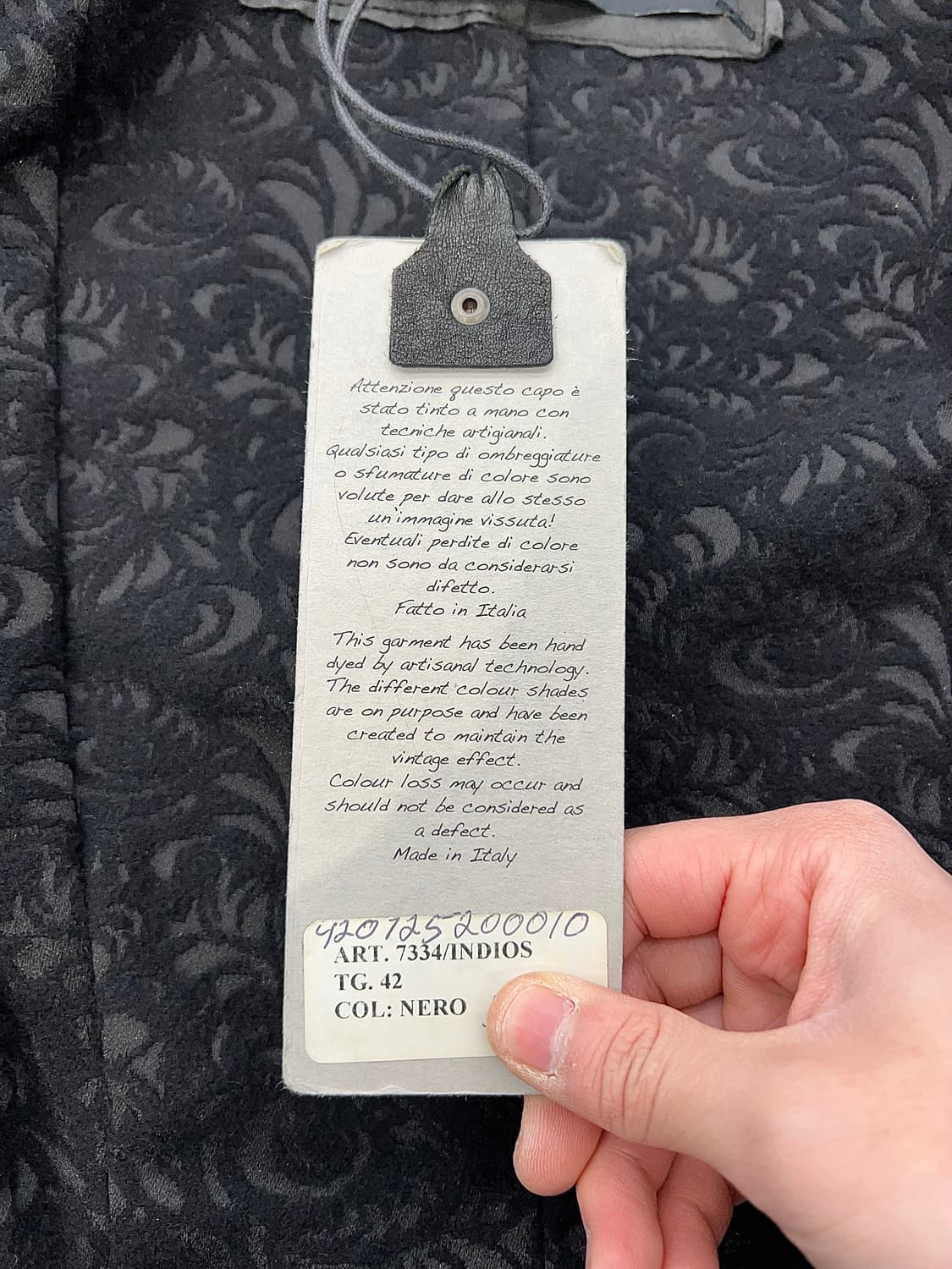 조르지오 브라토 하이넥 헴 스웨이드 램 레더 자켓 상품이미지9