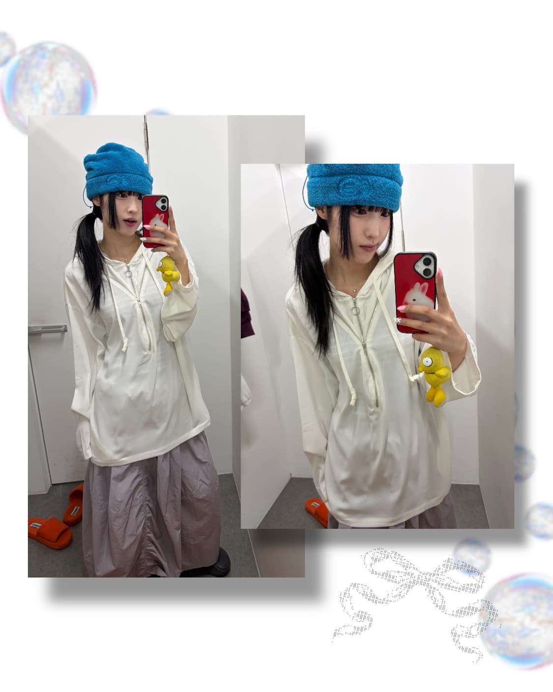 GGD 투지퍼 후드 롱슬리브 상품이미지1